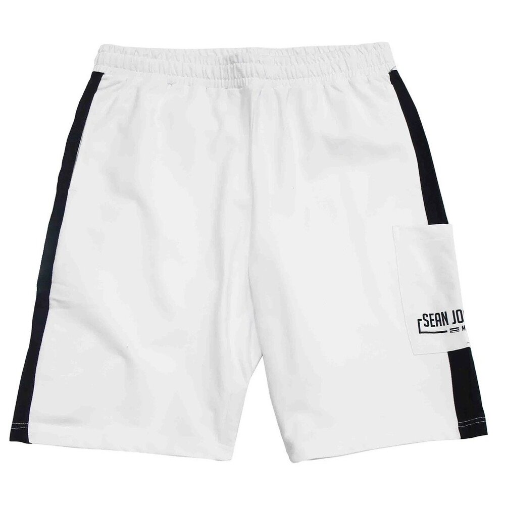 SEAN JOHN SWEATSHORTS BRIGHT WHITE SHORTS MENS SIZE LARGE NEW WITH TAGS.